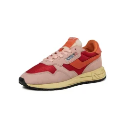 Leder Sneaker|Retro Runner*Autry Reelwind Low W *Suede / Mesh* Lava / Ibis