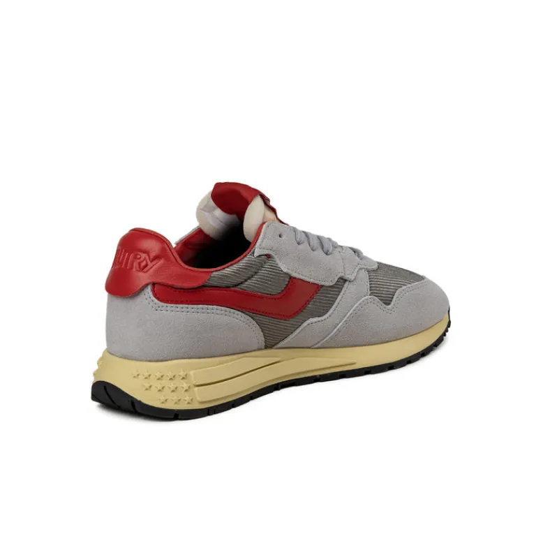 Leder Sneaker|Retro Runner*Autry Reelwind Low W *Suede / Mesh* Glacier Grey / Moon