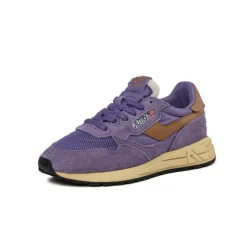 Leder Sneaker|Retro Runner*Autry Reelwind Low W *Suede / Net* Dahlia / Brsug