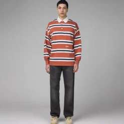 Crewnecks*Autry Striped Polo Jersey Incand