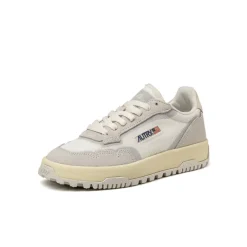 Leder Sneaker|Chunky Sneaker*Autry Wildpace W *Dragon / Nabuk* White / Marshmallow