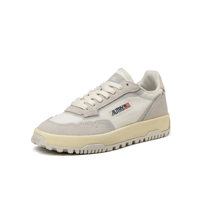 Leder Sneaker|Chunky Sneaker*Autry Wildpace W *Dragon / Nabuk* White / Marshmallow