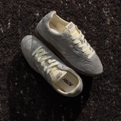 Leder Sneaker|Terrace Casual Sneaker*Autry Windspin W *Lamb Leather / Nylon* Silver / Ivory