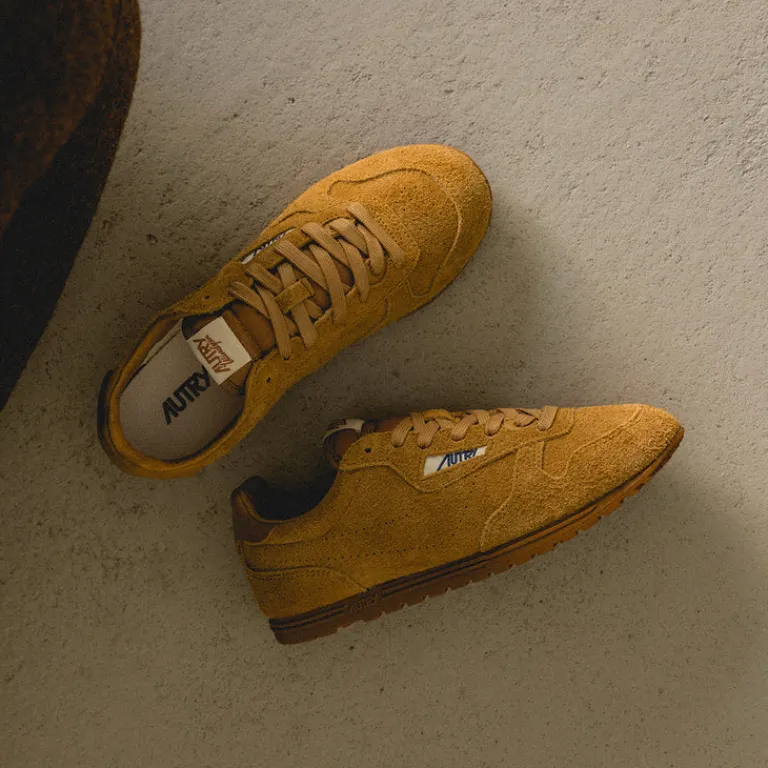 Leder Sneaker|Terrace Casual Sneaker*Autry Windspin W *Perforated / Suede* Sand