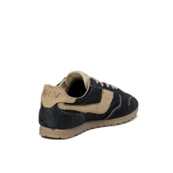 Leder Sneaker|Terrace Casual Sneaker*Autry Windspin W *Pony / Nylon* Grey / Ivory