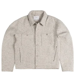 Jacken*Axel Arigato Wyn Boucle Overshirt White / Black