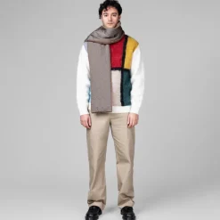 Schals*Beams Plus Muffler Boa Quilt Khaki