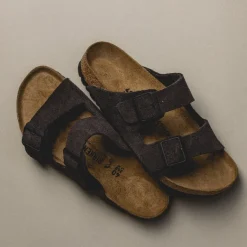Leder Sneaker|Sandals*Birkenstock Arizona Velvet Grey