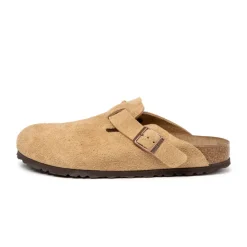 Leder Sneaker|Mules & Slides*Birkenstock Boston Latte Cream