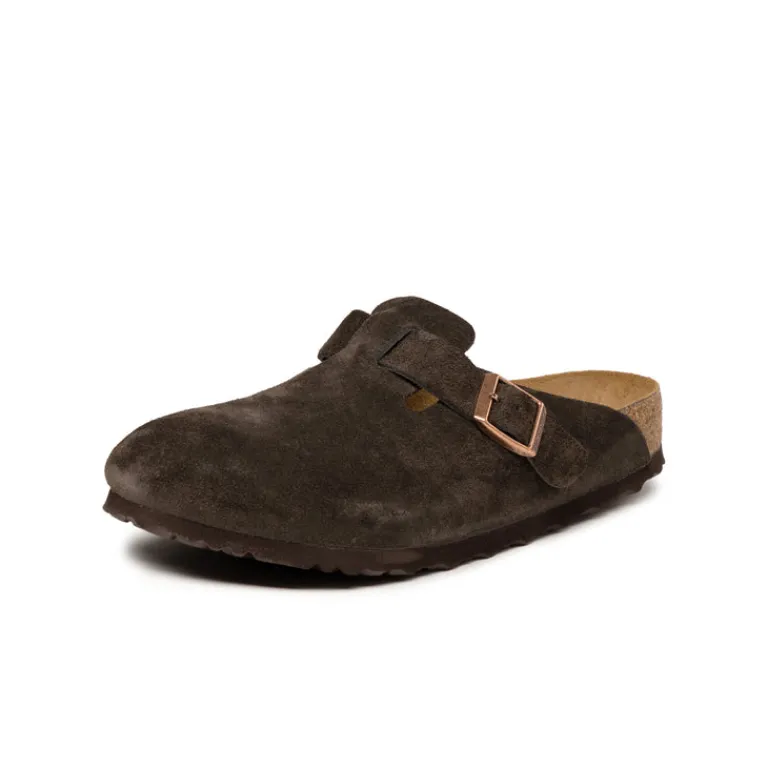 Leder Sneaker|Mules & Slides*Birkenstock Boston Mocha