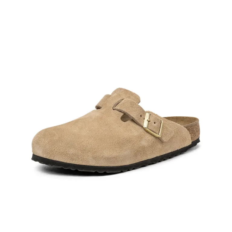 Leder Sneaker|Mules & Slides*Birkenstock Boston Sandcastle