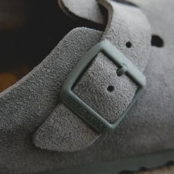Leder Sneaker|Mules & Slides*Birkenstock Boston Pure Sage