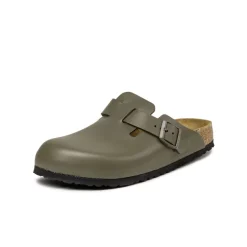 Leder Sneaker|Mules & Slides*Birkenstock Boston Concrete Gray