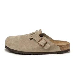 Leder Sneaker|Mules & Slides*Birkenstock Boston Taupe