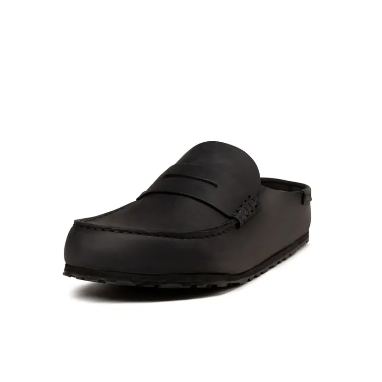 Leder Sneaker|Mules & Slides*Birkenstock Naples Wrapped Black