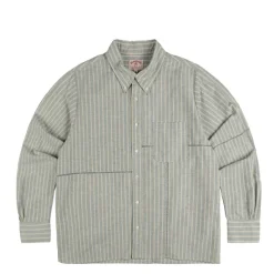 Hemden*Brain Dead x Brooks Brothers Patchwork Oxford Button Up Green