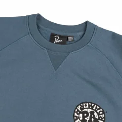 Crewnecks*By Parra Amsterdammed Crew Neck Sweatshirt Washed Blue