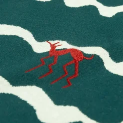 T-Shirts*By Parra Broken Waves Polo Shirt Pine Green