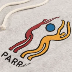 Hoodies*By Parra La Chambre Nuit Hooded Sweatshirt Heather Grey