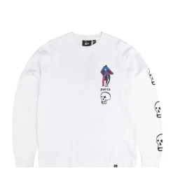 T-Shirts*By Parra Lowering the Bar Long Sleeve T-Shirt White