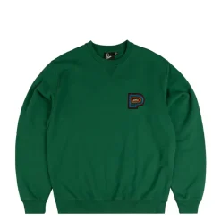 Crewnecks*By Parra Repeat Pea Crew Neck Sweatshirt Green