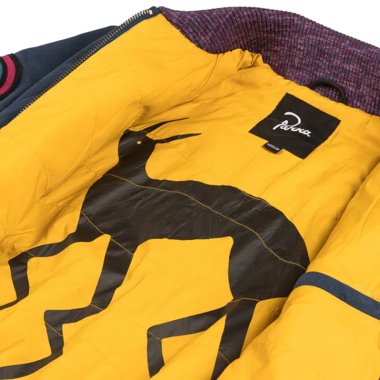 Jacken*By Parra Skull Stalker Varsity Jacket Washed Blue