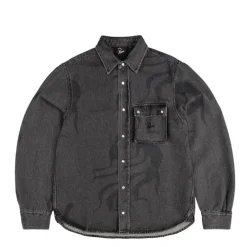 Hemden*By Parra The Stalker Shirt Washed Grey