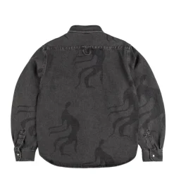 Hemden*By Parra The Stalker Shirt Washed Grey