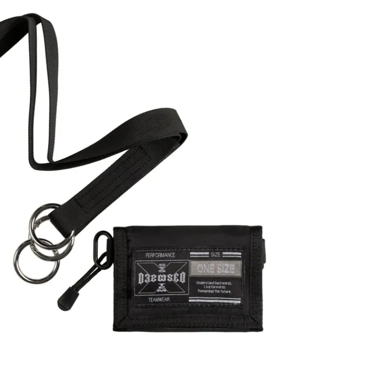 Taschen*032c 'Team' Tag Lanyard Wallet Black