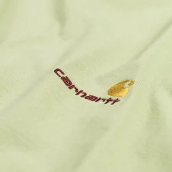 T-Shirts*Carhartt WIP American Script Longsleeve T-Shirt Pale Olive