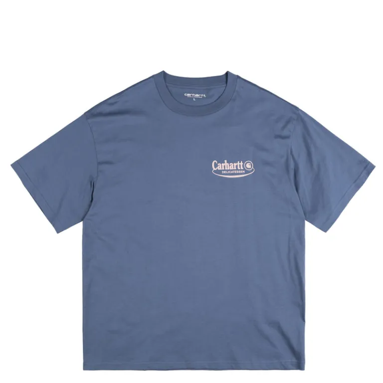 T-Shirts*Carhartt WIP Catalogue T-Shirt Blue Iris / Air Pink