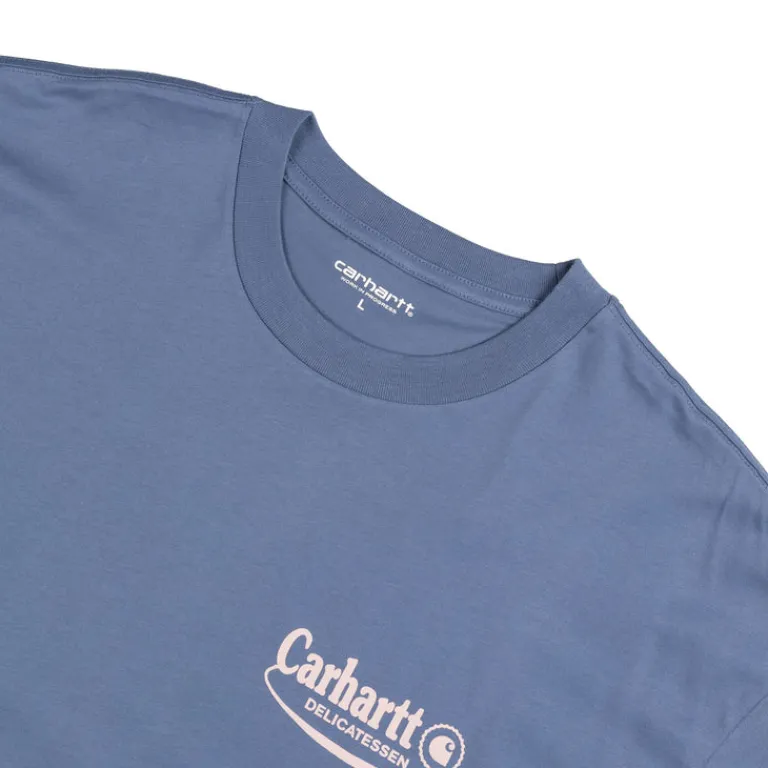 T-Shirts*Carhartt WIP Catalogue T-Shirt Blue Iris / Air Pink