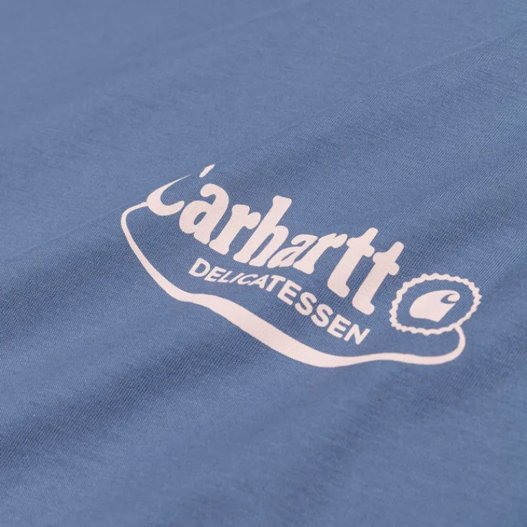 T-Shirts*Carhartt WIP Catalogue T-Shirt Blue Iris / Air Pink
