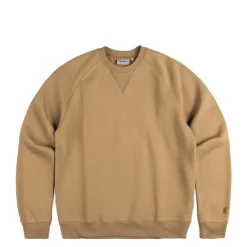 Crewnecks*Carhartt WIP Chase Sweatshirt Dusty Hamilton Brown / Gold
