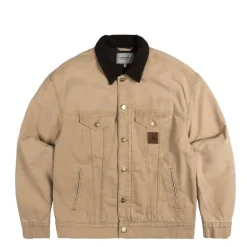 Jacken*Carhartt WIP Dayton Trucker Jacket Dusty Hamilton Brown / Tobacco Stone Canvas