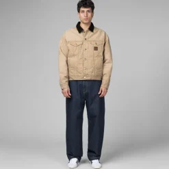 Jacken*Carhartt WIP Dayton Trucker Jacket Dusty Hamilton Brown / Tobacco Stone Canvas