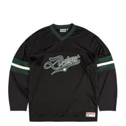T-Shirts*Carhartt WIP Detroit Longsleeve Mesh Shirt Black / Conifer / Wax