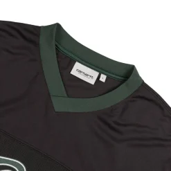 T-Shirts*Carhartt WIP Detroit Longsleeve Mesh Shirt Black / Conifer / Wax