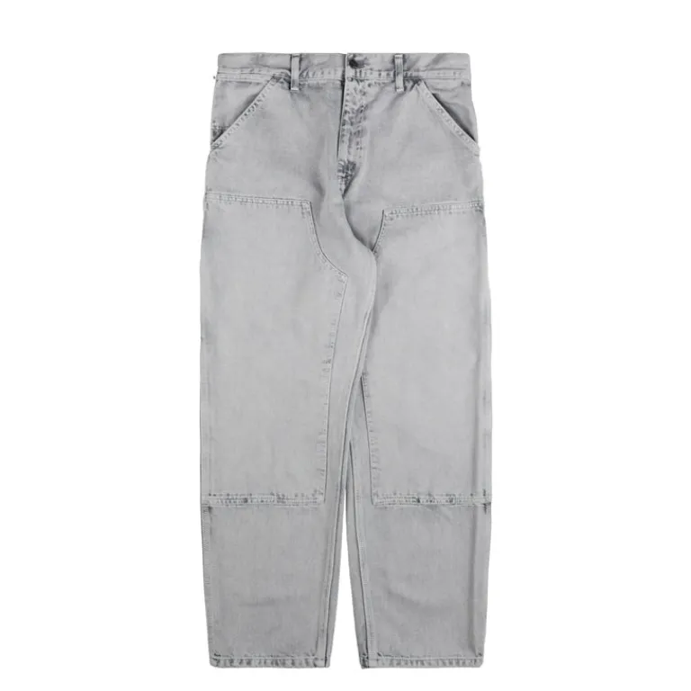 Hosen*Carhartt WIP Double Knee Pant Black Chalk Wash