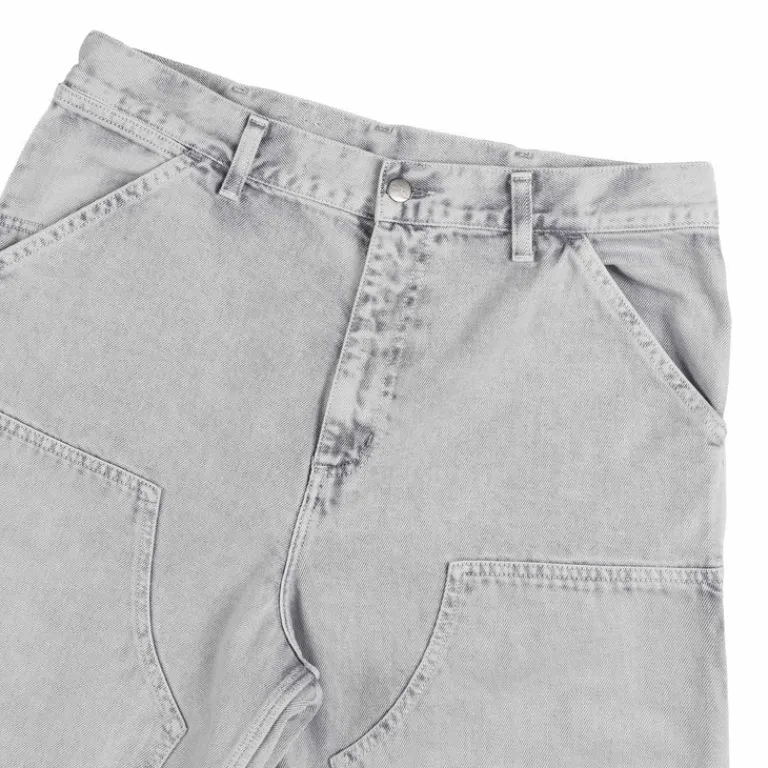 Hosen*Carhartt WIP Double Knee Pant Black Chalk Wash