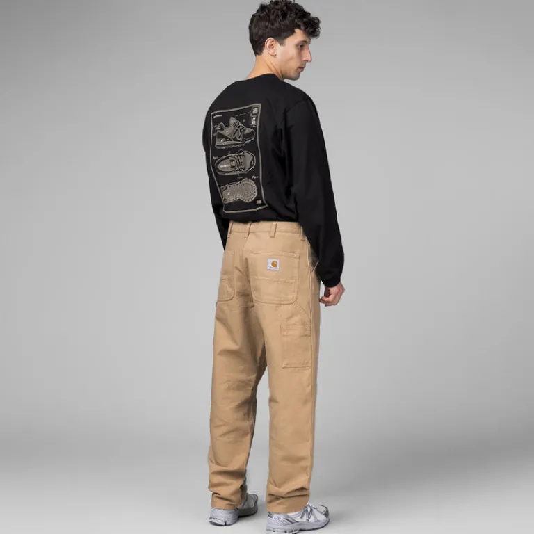 Hosen*Carhartt WIP Double Knee Pant Dusty HamiltonBrown