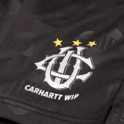 Shorts*Carhartt WIP Hartt's Football Short Heart Train Jacquard / Black