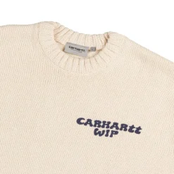 Knitwear|Crewnecks*Carhartt WIP Helix Sweater Natural