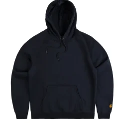 Hoodies*Carhartt WIP Hooded Chase Sweatshirt Dark Navy / Gold