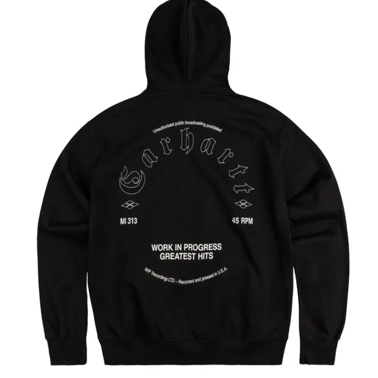 Hoodies*Carhartt WIP Hooded Greatest Hits Sweat Black / White