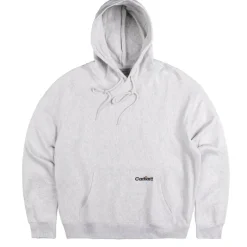 Hoodies*Carhartt WIP Hooded Label Script Sweat Ash Heather