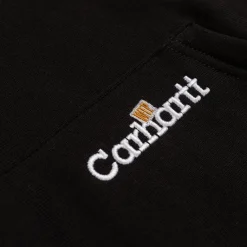 Hoodies*Carhartt WIP Hooded Label Script Sweat Black