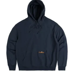 Hoodies*Carhartt WIP Hooded Label Script Sweat Blue