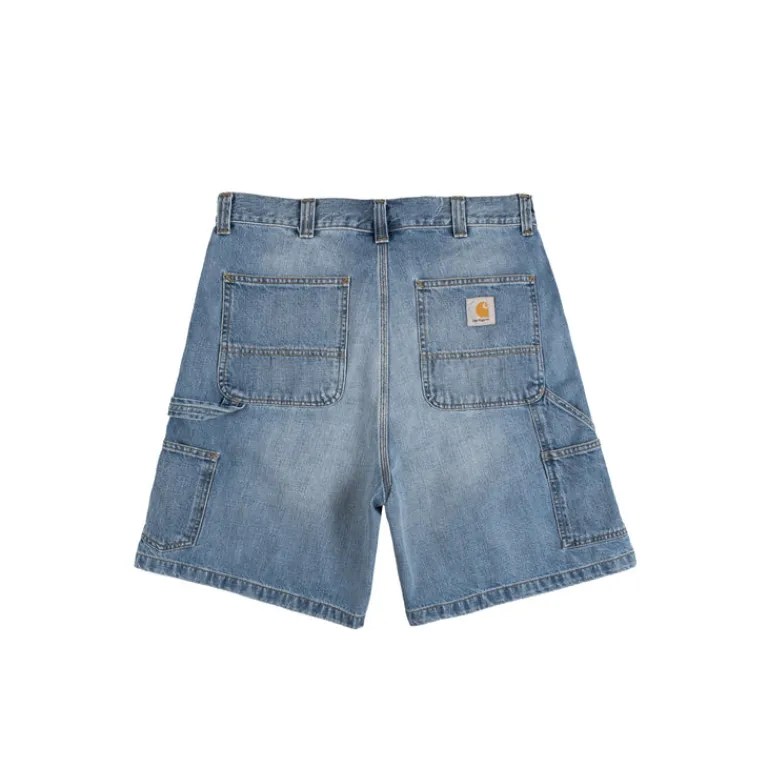 Shorts*Carhartt WIP OG Single Knee Short Blue Burst Washed