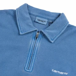 Crewnecks*Carhartt WIP Pique Script Sweat Wolfsbane / White
